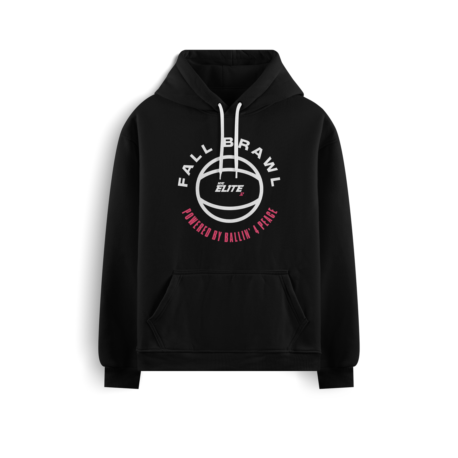Fall Brawl 2026 Hoodie — Black / Pink