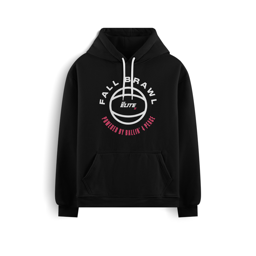 Fall Brawl 2026 Hoodie — Black / Pink